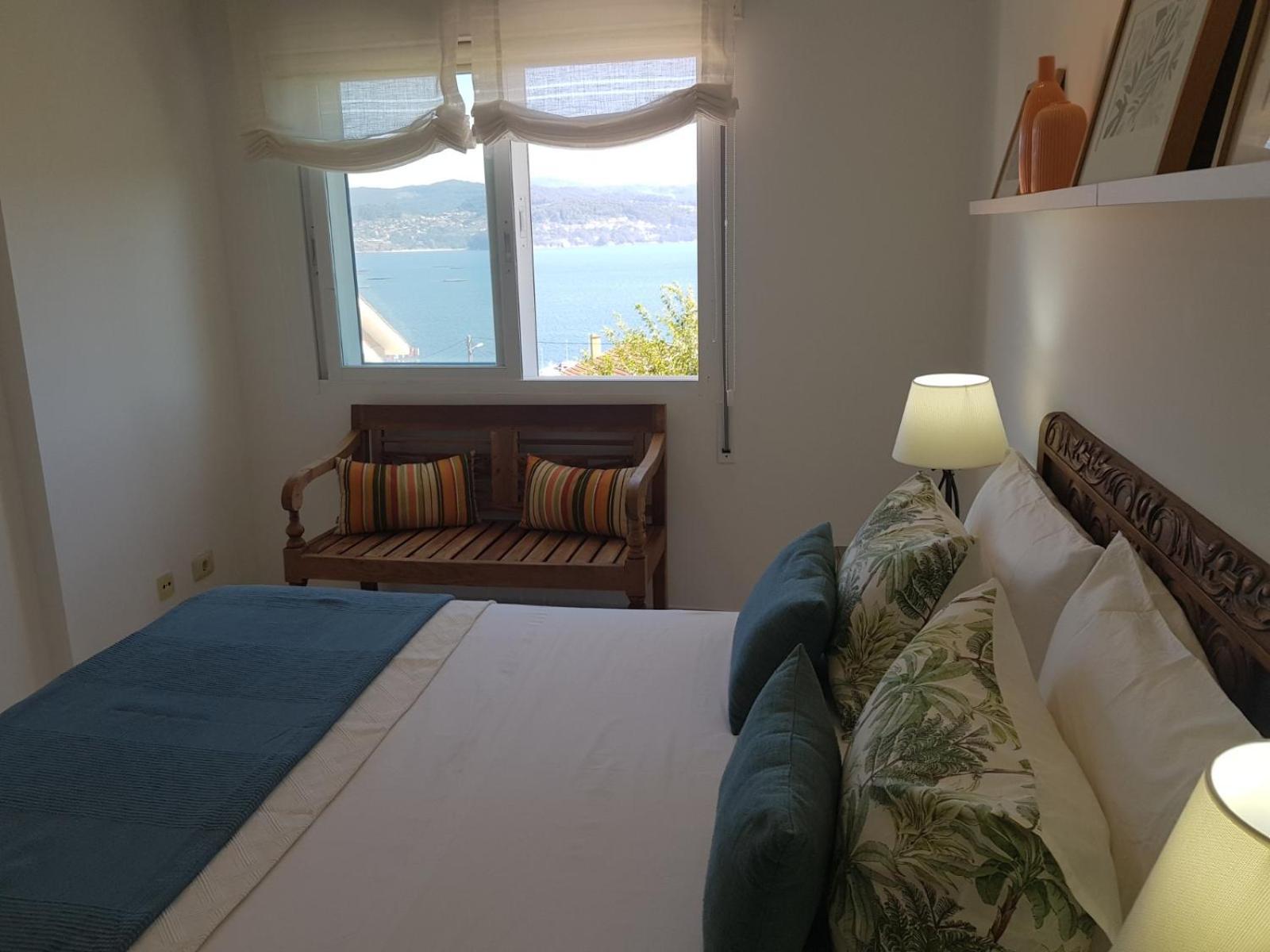 Coqueto Apartamento En Raxo, Sanxenxo Rum bild